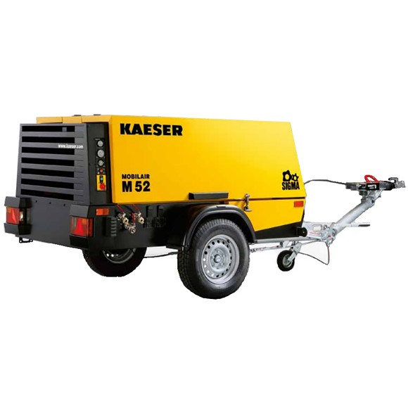 Передвижной компрессор с дизельным приводом KAESER M 52